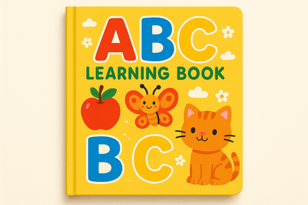 Children abc learning book cover