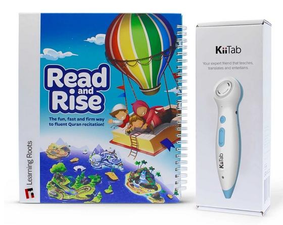 KiiTab Pen Reader With Read & Rise Qaida Book Set : The fun fast and firm way to fluent Quran recitation! - English_Book
