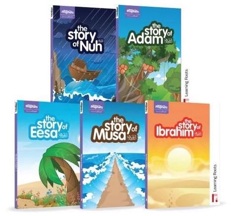 Stories of the Prophets : Adam Nuh Ibrahim Musa Eesa - 5 books set - English_Book