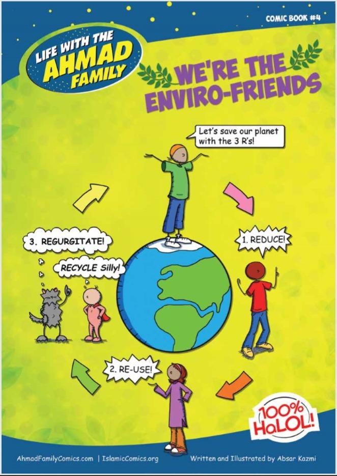 Were The Enviro Friends: Comic Book - Life With The Ahmad Family Series - English_Book