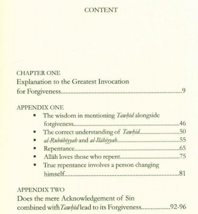 Greatest Invocation for Forgiveness (Sayyid Al-Istighfar) - English_Book