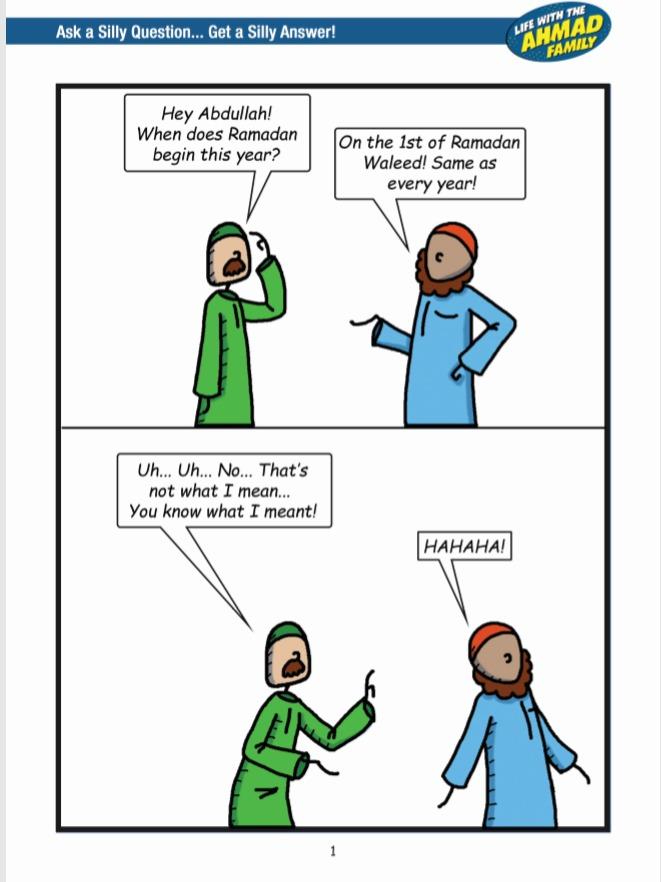 Ramadan Special Comic - Life With The Ahmad Family Series - English_Book