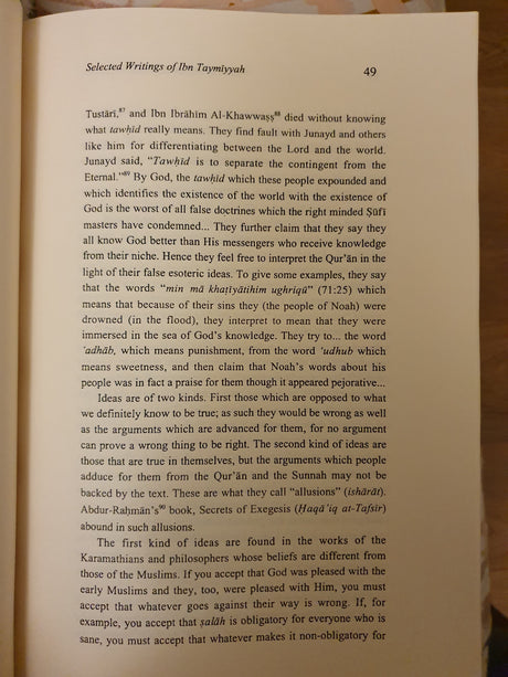 Ibn Taymiyyah Expounds On Islam : Selected Writings Of Ibn Taymiyyah On Islamic Faith Life And Society - English_Book