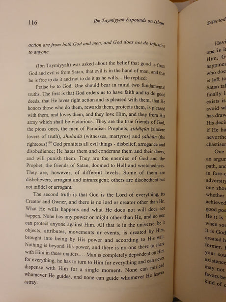 Ibn Taymiyyah Expounds On Islam : Selected Writings Of Ibn Taymiyyah On Islamic Faith Life And Society - English_Book