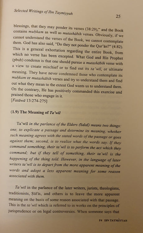 Ibn Taymiyyah Expounds On Islam : Selected Writings Of Ibn Taymiyyah On Islamic Faith Life And Society - English_Book
