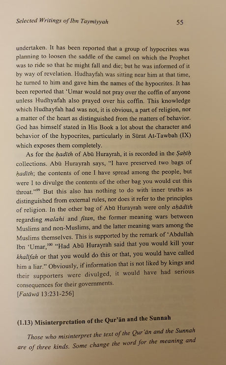 Ibn Taymiyyah Expounds On Islam : Selected Writings Of Ibn Taymiyyah On Islamic Faith Life And Society - English_Book
