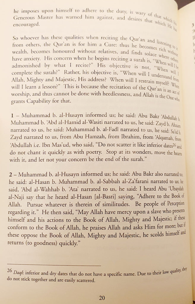 The Character Of The Bearers And People Of The Quran: English Translation Of Akhlaq Hamalah al-Qur’an wa Ahlih - English_Book