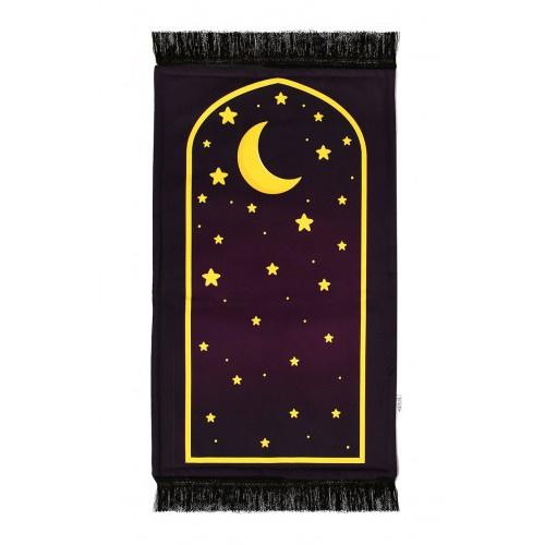 Starry Night Prayer Mat - Kids Medium Size (22 in × 36 in) - Prayer Mats