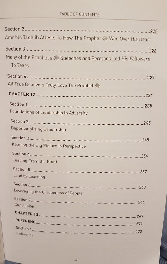 Prophet Muhammad (Sallalahu Alayhe Wassalam) : The Hallmark Of Leadership - English_Book