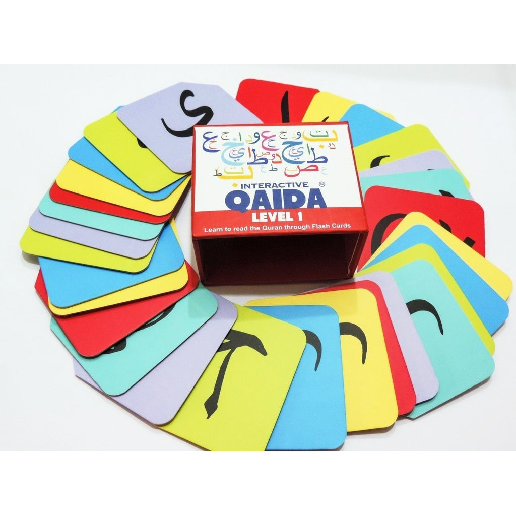 Interactive Qaida : Level 1 (29 Letter Flash Cards) - Islamic_Game