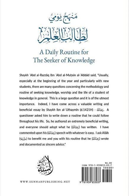 A Daily Routine For The Seeker Of Knowledge - English_Book