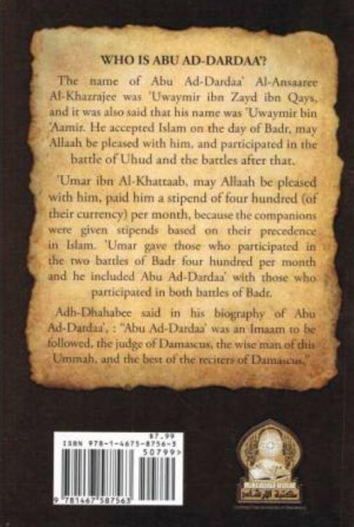 Advices Of Abu Ad-Dardaa - English Book