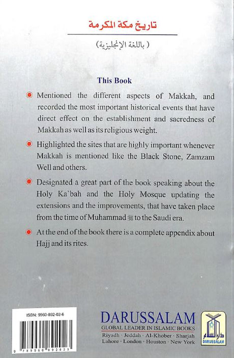 History Of Makkah - Back Cover