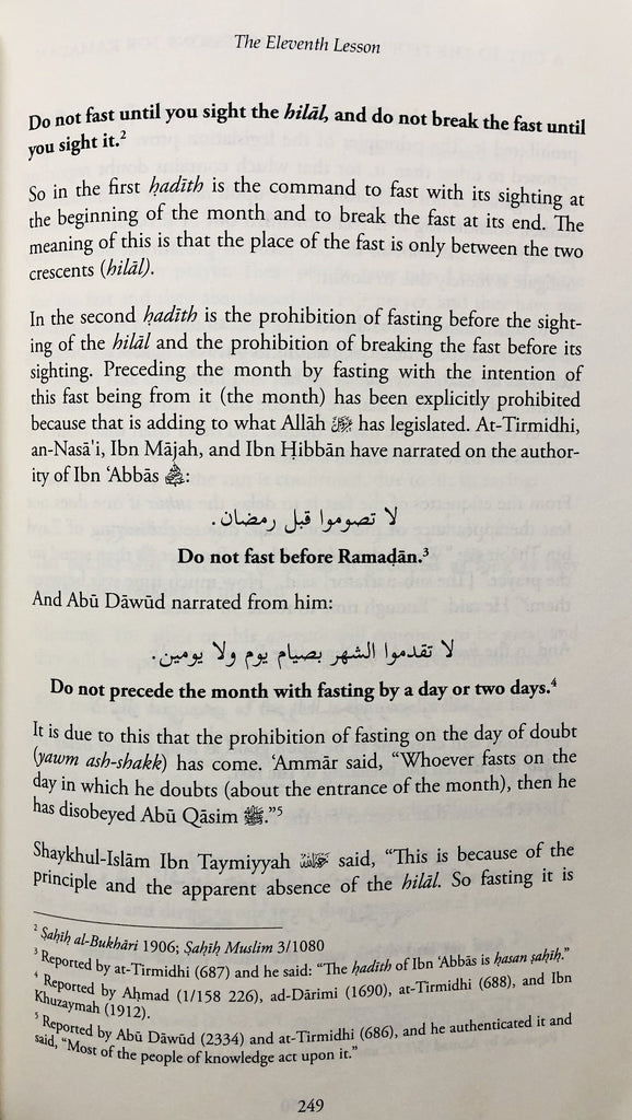 Sittings In The Month Of Ramadan and A Gift To The People Of Iman - In Lessons For The Month Of Ramadan - English_Book