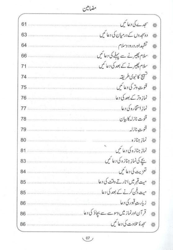 حصن المسلم - مسنون اذكار اور محقق دعایں - Urdu Book