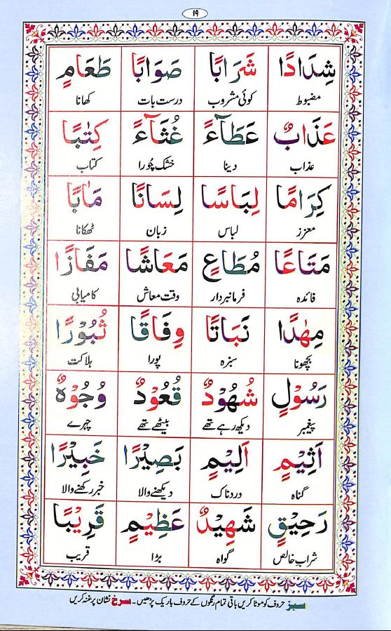 نورانی قاعدہ باترجمہ و تجویدی - Urdu Book