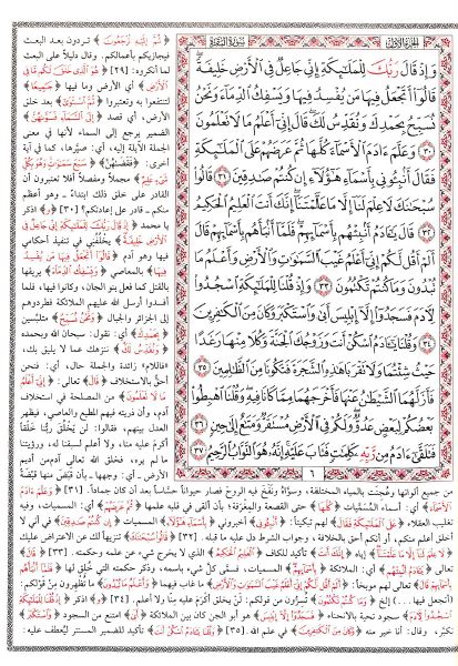تفسير الجلالين بهامش القرآن الكريم - Sample Page - 3