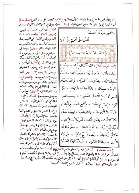 مقامات الحريري مع شرح للالفاظ والعبارات - Sample  Page - 7