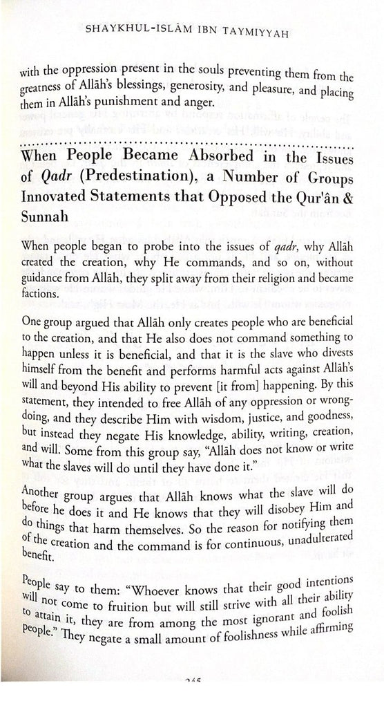 The Principle Of Love And Desire : English Translation Of Ibn Taymiyyahs work Qaidah Fil Muhabbah - English_Book