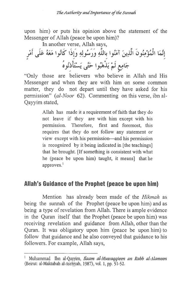 The Authority And Importance Of The Sunnah - English_Book