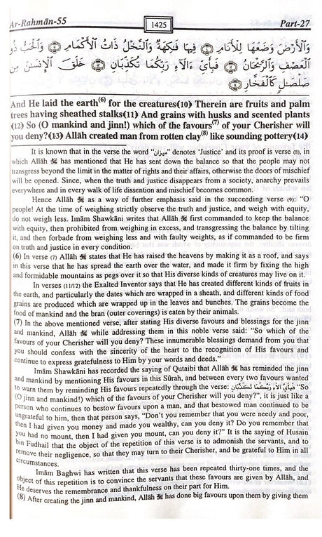 Tafseer Taisirur Rahman Le Bayanil Quran : An Authentic Commentary Of The Holy Quran - English Translation Of - English_Book
