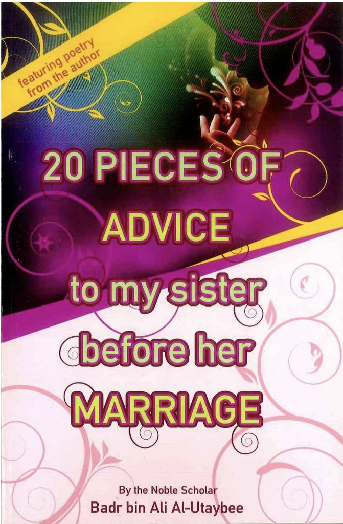 20 Pieces Of Advice To My Sister Before Her Marriage - English_Book