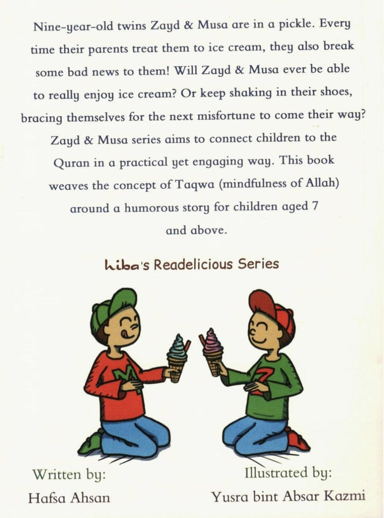 Zayd & Musa In The Trouble with Ice Cream - English_Book