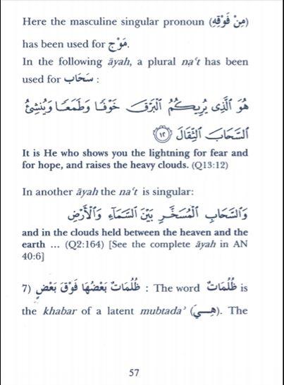 Nur-un Ala-Nur: Surat Al-Nur Ayat 35-46 With Lexical and Grammatical Notes - English_Book