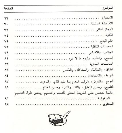البلاغة الميسرة - TOC - 1