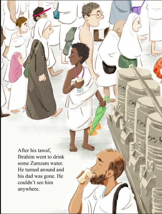 The Green Dinosaur Umbrella - A Hajj Story by Amina Banawan - Sample Page 2