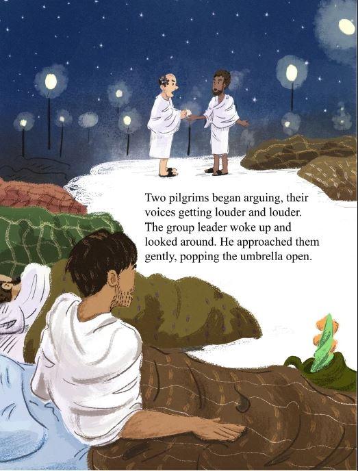 The Green Dinosaur Umbrella - A Hajj Story by Amina Banawan - Sample Page 4