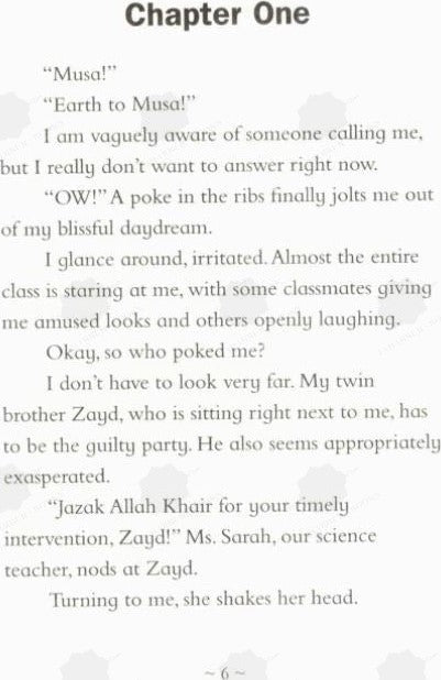 Zayd & Musa in The Trouble with School - English Book