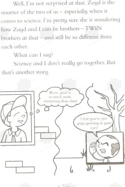 Zayd & Musa in The Trouble with School - English Book