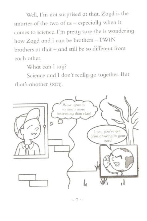 Zayd & Musa in The Trouble with School - English Book